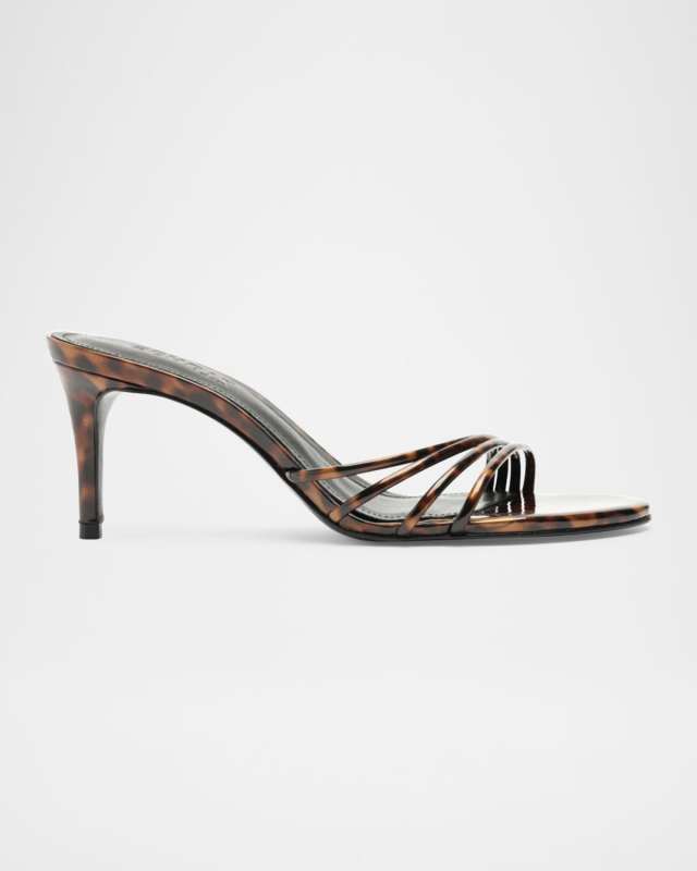 Inez Strappy Tortoise Slide Sandals